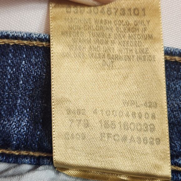 Levis 515 Women’s Jeans Size 16 Short Boot Cut Med Wash Denim Cotton Blend - Picture 12 of 16